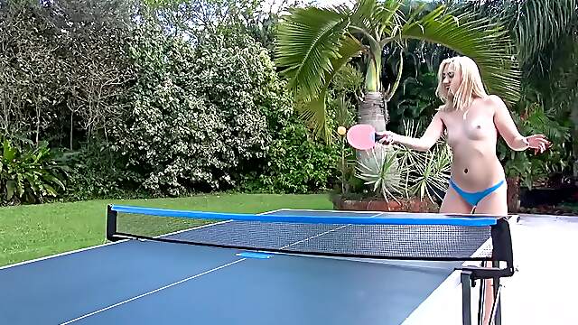 Sunny outdoor POV scenes show cute blonde fucking in a lot of ways