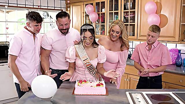 Party girls swap dicks like sluts in generous group perversions