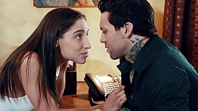 Abella Danger shared cock of young guy with Mona Wales