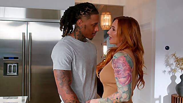 Redhead milf Sophia Locke gets her tight pussy stuffed with bbc