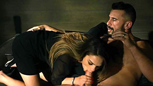 Manuel Ferrara and Athena Faris in hardcore action
