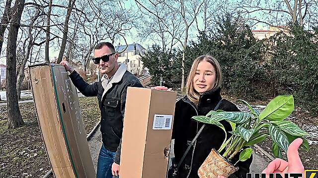 Charlie Dean got his dick sucked by a hot russian teen.