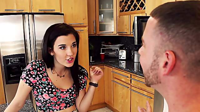 Anya and Tony's wild three-way in the pool