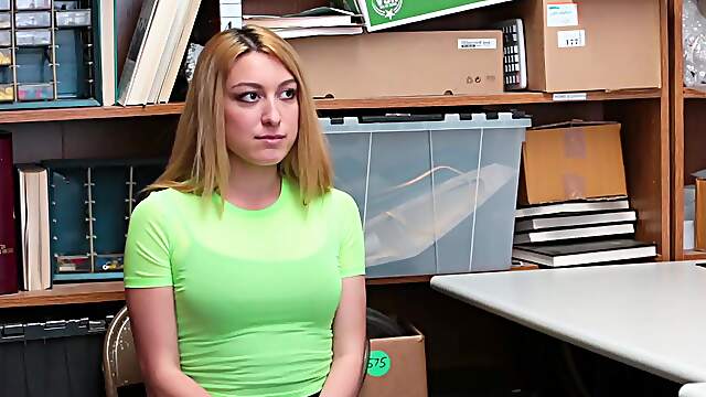 Blond beauties Ryan & Alexa in naughty cop uniforms