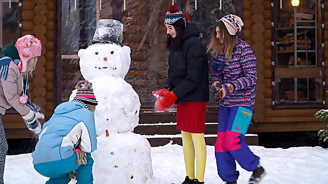 Teen Lolis unleash wild Russian orgies in Funky Town