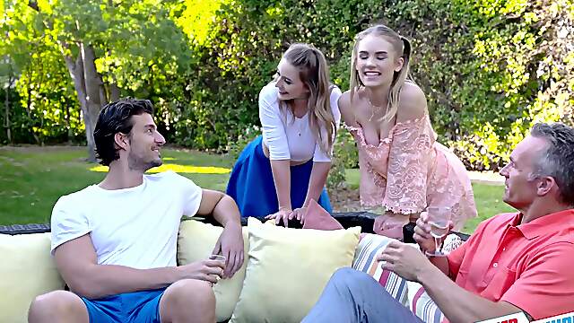 Natalie & Laney: Teen tit queens