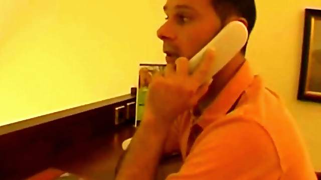 He calls a hot blonde escort and fucks the girl