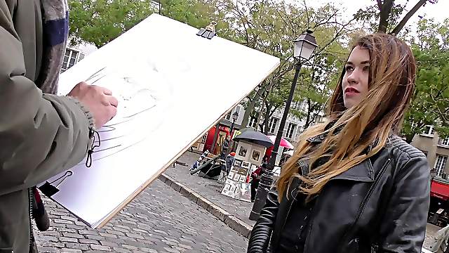 Young lad fucks random girl from the street and films her