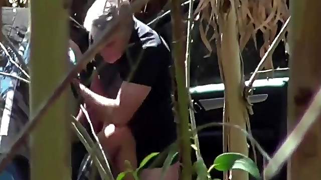 Bent over the front seat of the car and fucked