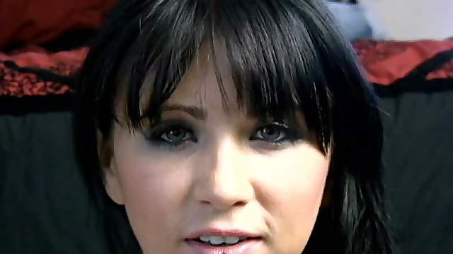 Lusty humiliation talk from a gorgeous dark haired girl